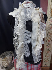 Lace scarf "A"